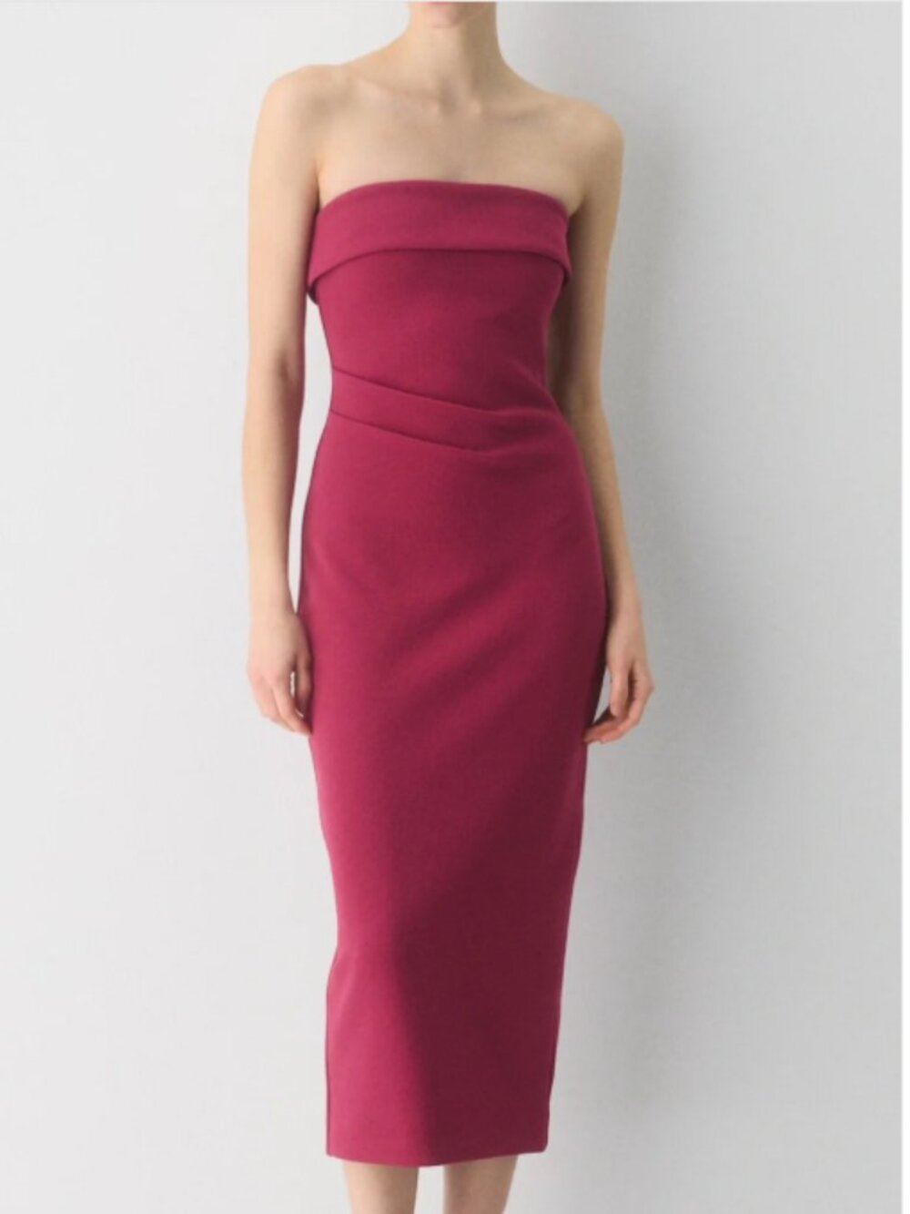 Aritzia Eyecatcher Strapless Dress - Juicy Rose - XS